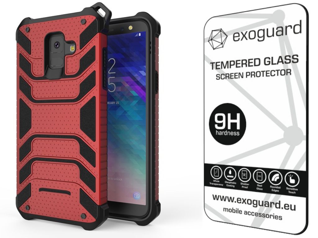 

Exoguard Etui Case+szkło Samsung Galaxy A6 2018