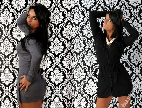 WYPRZ%%%такая ТУНИКА серая черная UNI ЦВЕТА