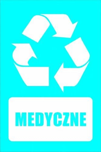 

Naklejka Informacyjna Odpady Komunalne Medyczne