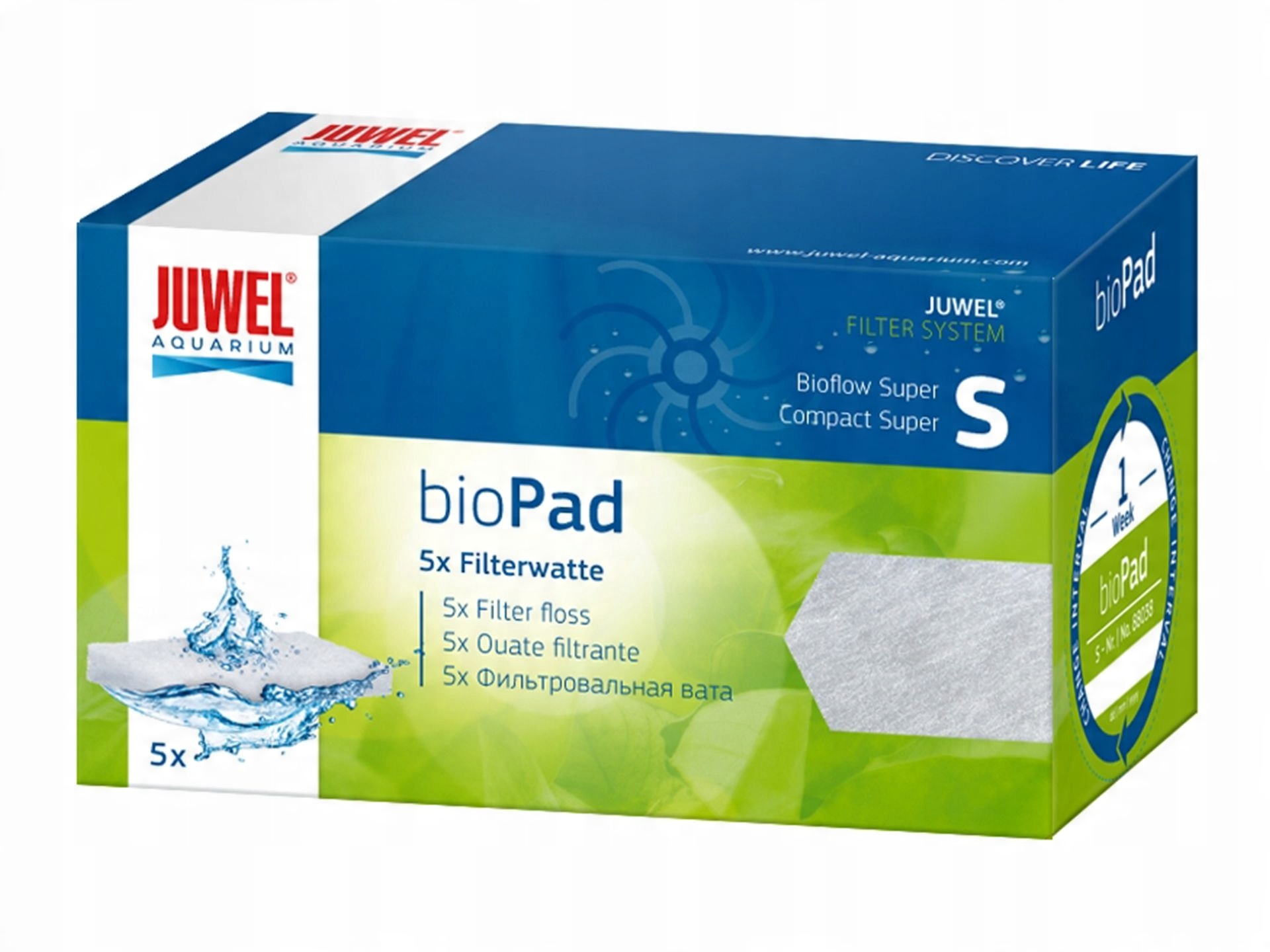 

Juwel Biopad S (super/compact S) - Wata Filtrująca