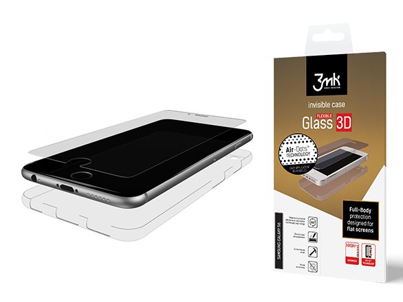 

Apple iPhone 6s szkło +tył boki 3mk Glass 3D Matte