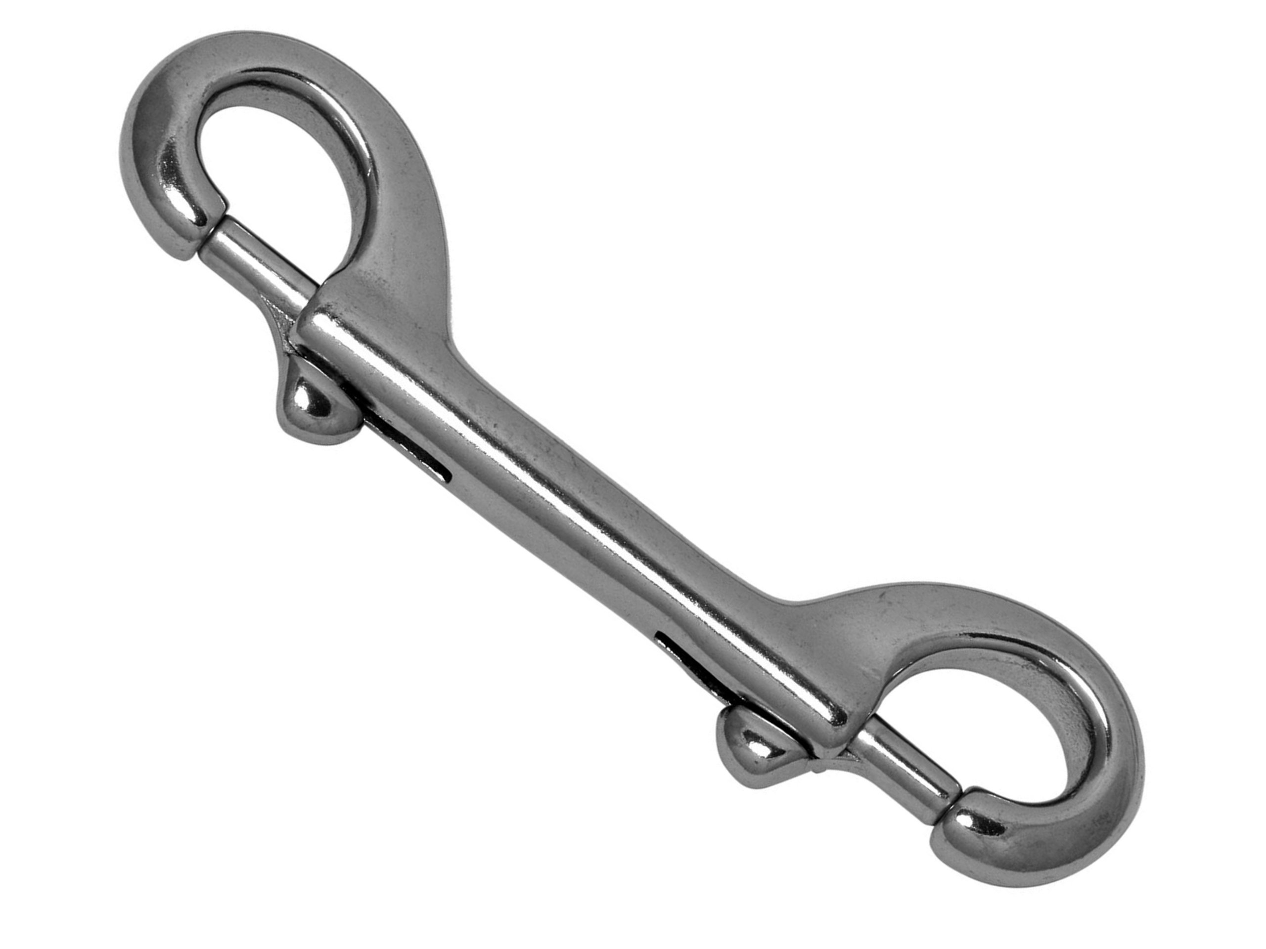 

Karabińczyk Double Ender Nierdzewny Tłokowy 100MM