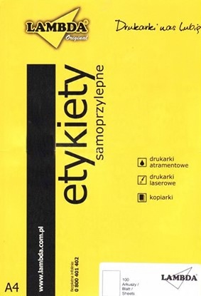 

Etykiety samoprzylepne 38,1x21,2 mm, A4, 6500 szt.