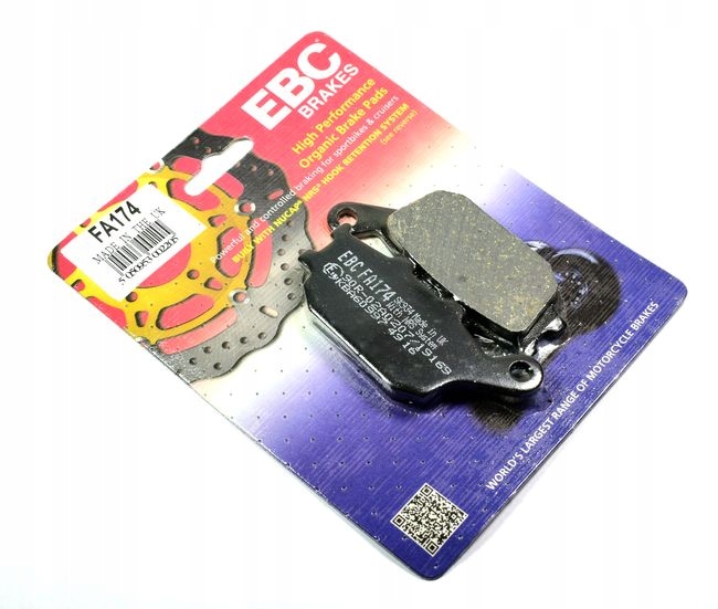 FA174 - Тормозные колодки EBC задние HONDA CBR900/929 / 954