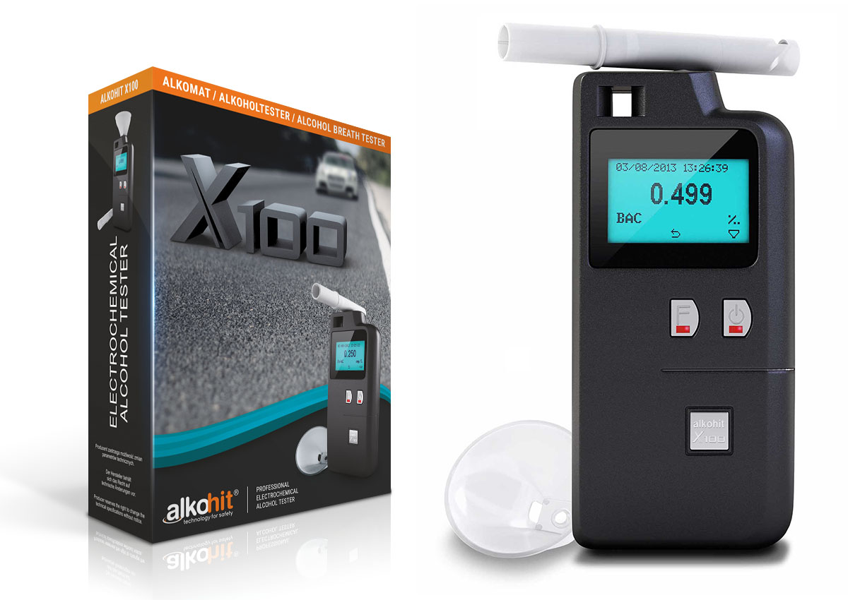 Alkomat Alkohit X100 dla Sadu Policji Firmy Dowod Measurement Resolution 0 001