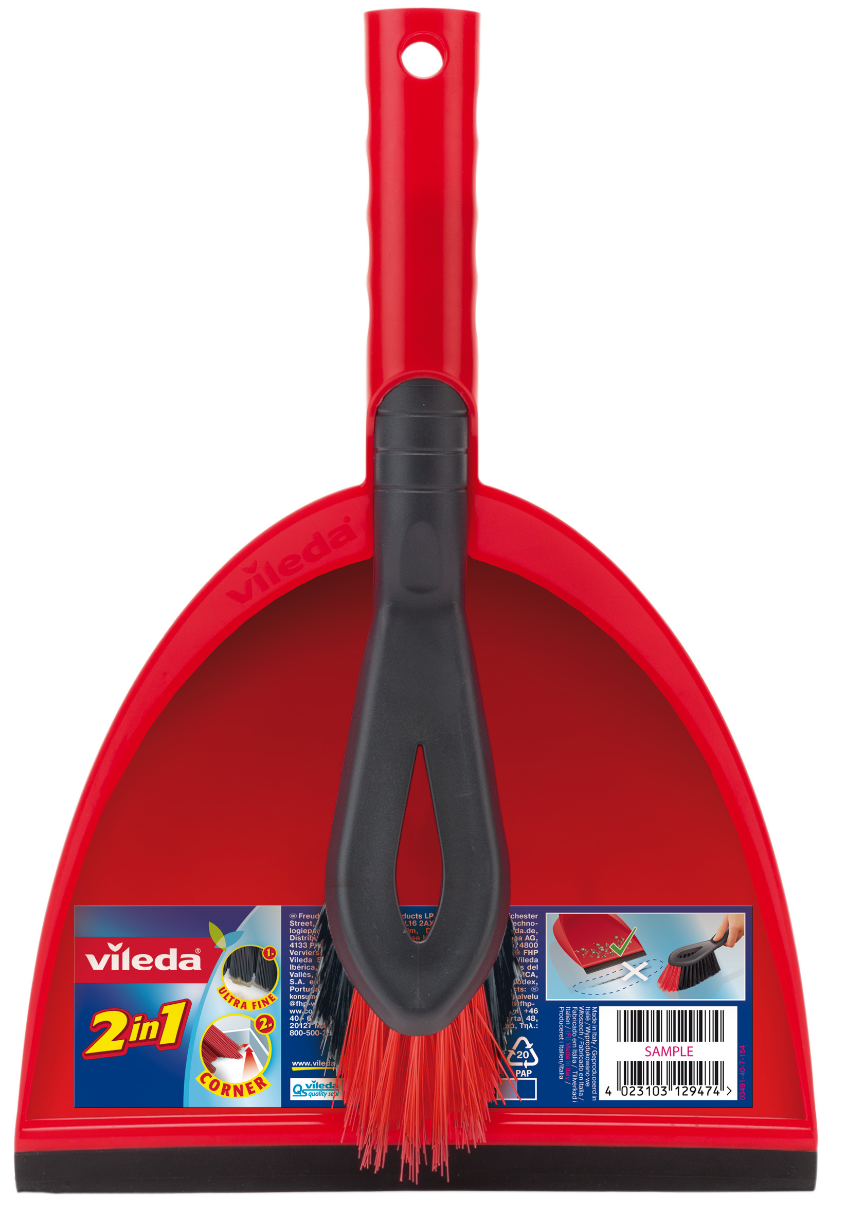 

Szufelka zmiotka Vlieda 2w1
