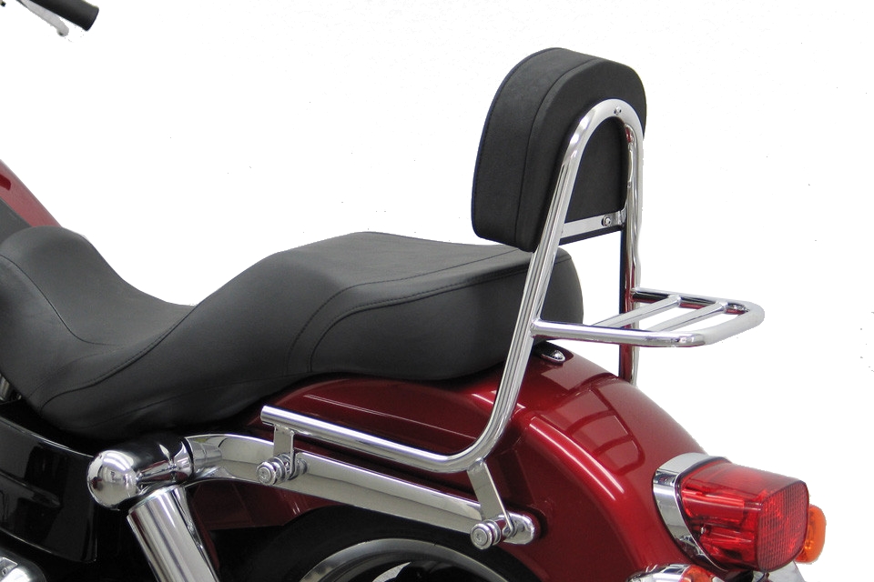 Рама зі спинкою HD Dyna Switchback Fld хром