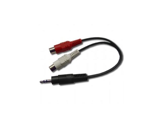 

Gmb Adapter Mini Jack 3,5mm do 2x Rca Chinch M/2xF