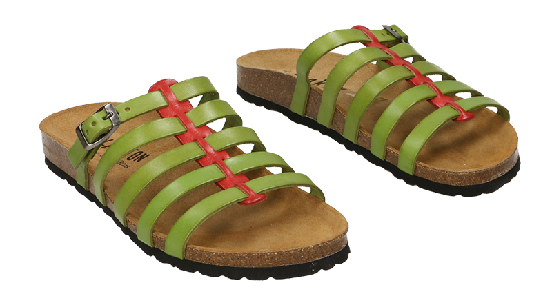 PROFILOWANE KLAPKI DAMSKIE KOREK SKÓRA! Kod producenta brak