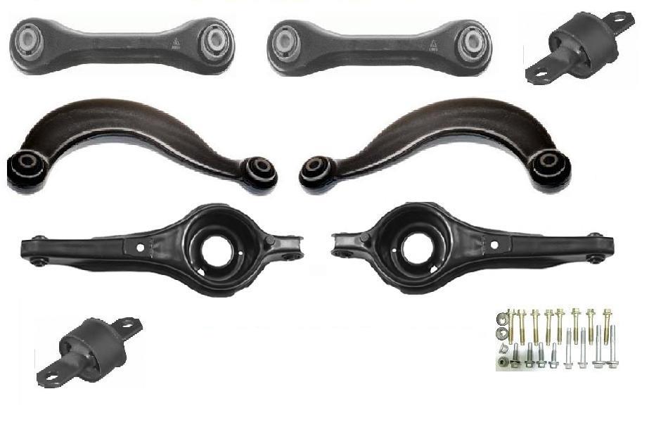 Rameno Ramena Volvo C30 C70 S40 V50 Zadní 8ks šroubů