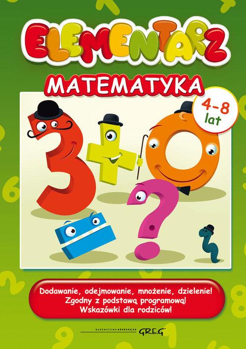 

Elementarz matematyka 4-8 lat Tania Greg Łódź