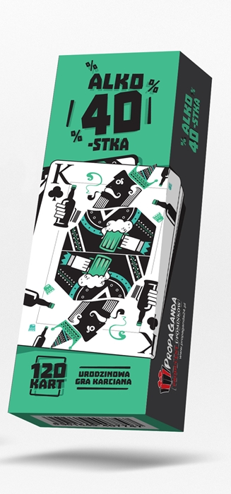 GRA IMPREZOWA KARCIANA Alko 40-stka PREZENT Wydawca inny