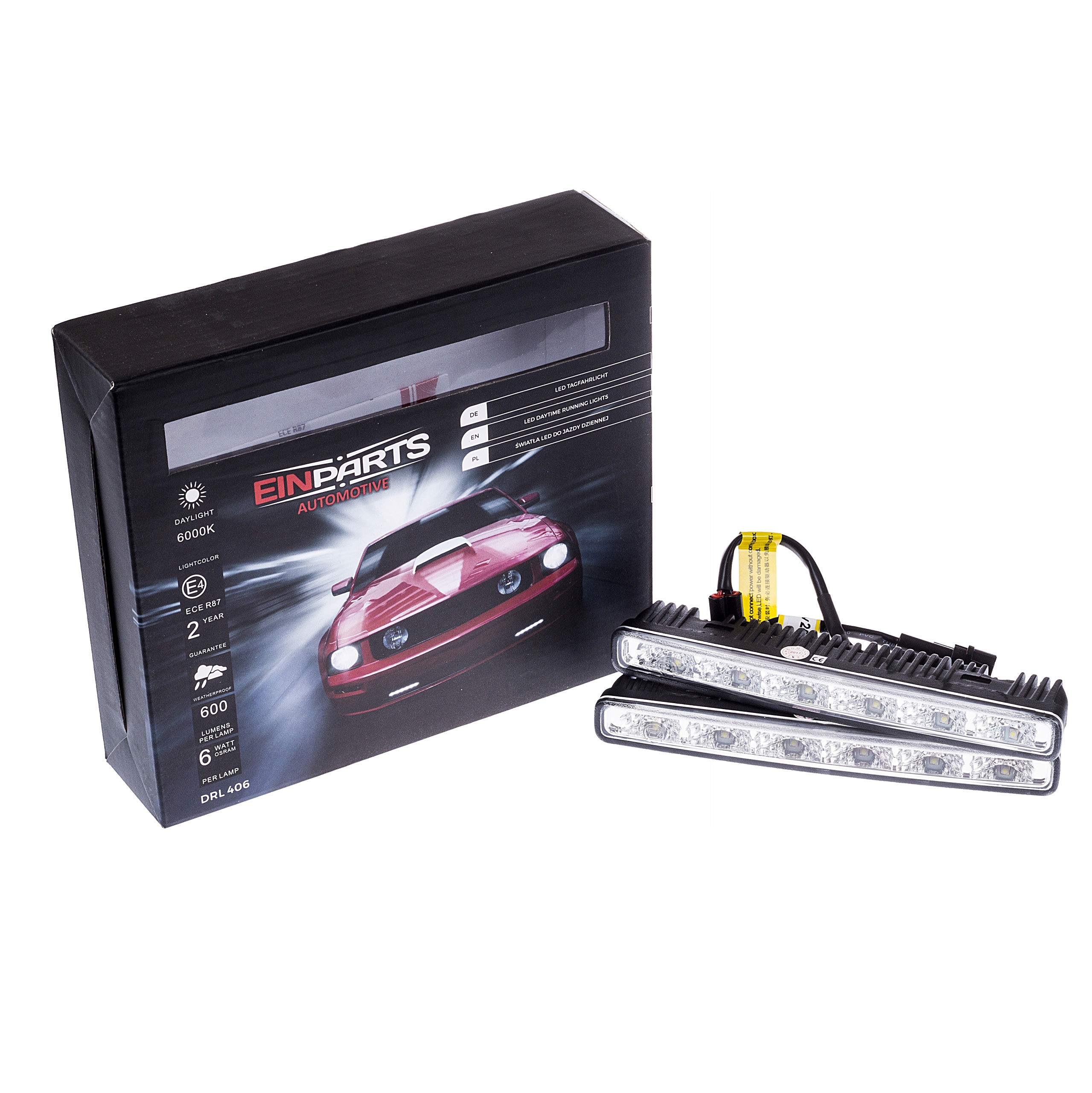 DRL Swiatla dzienne LED 160x19 mm VW Passat B5 FL Voltage 12 V