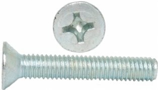 

M5x10 Wkręty z łbem stożkowym ocynk Din 965 20sz