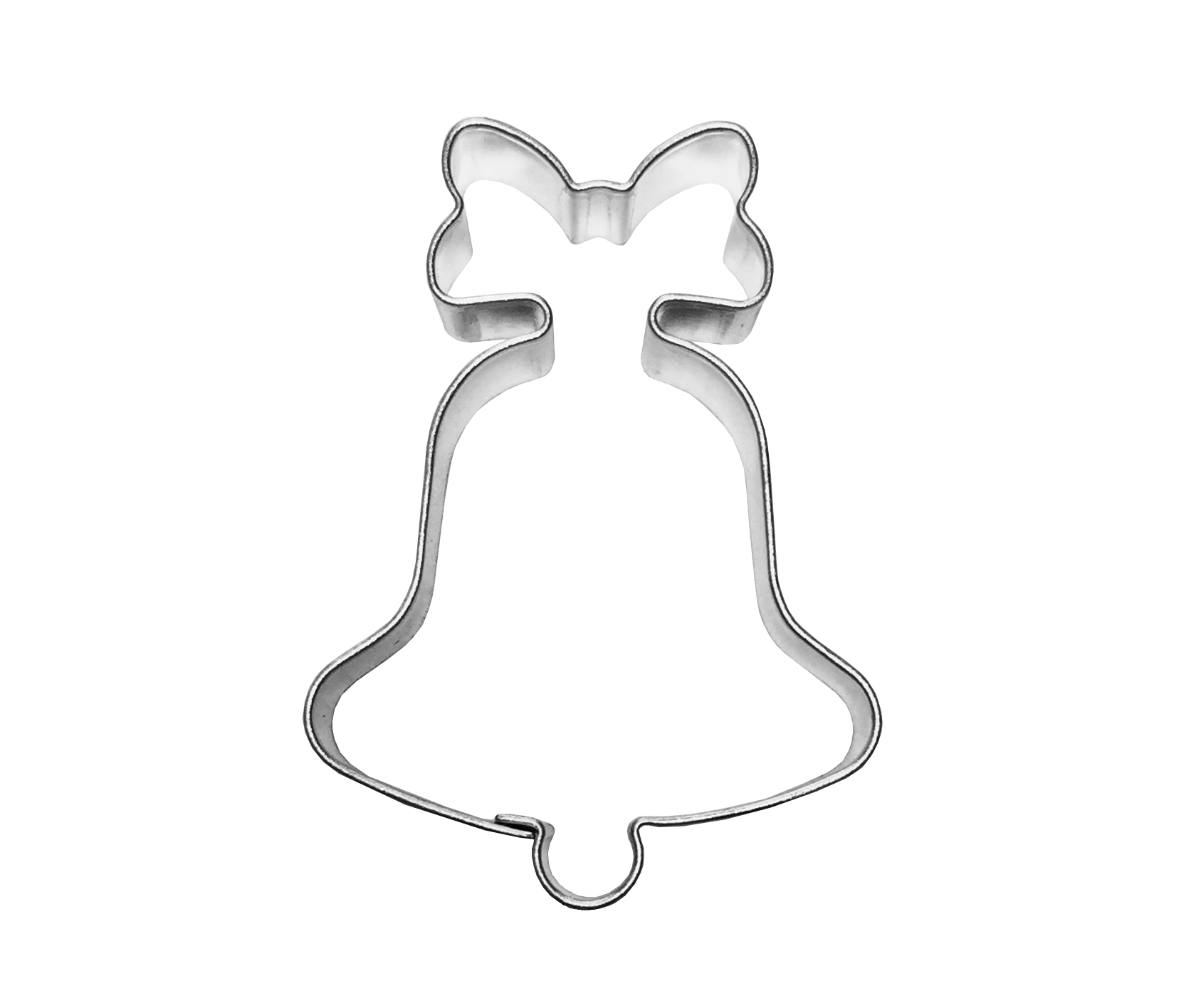 Foremka Dzwonek z kokardą 6,0 cm, wykrawacz