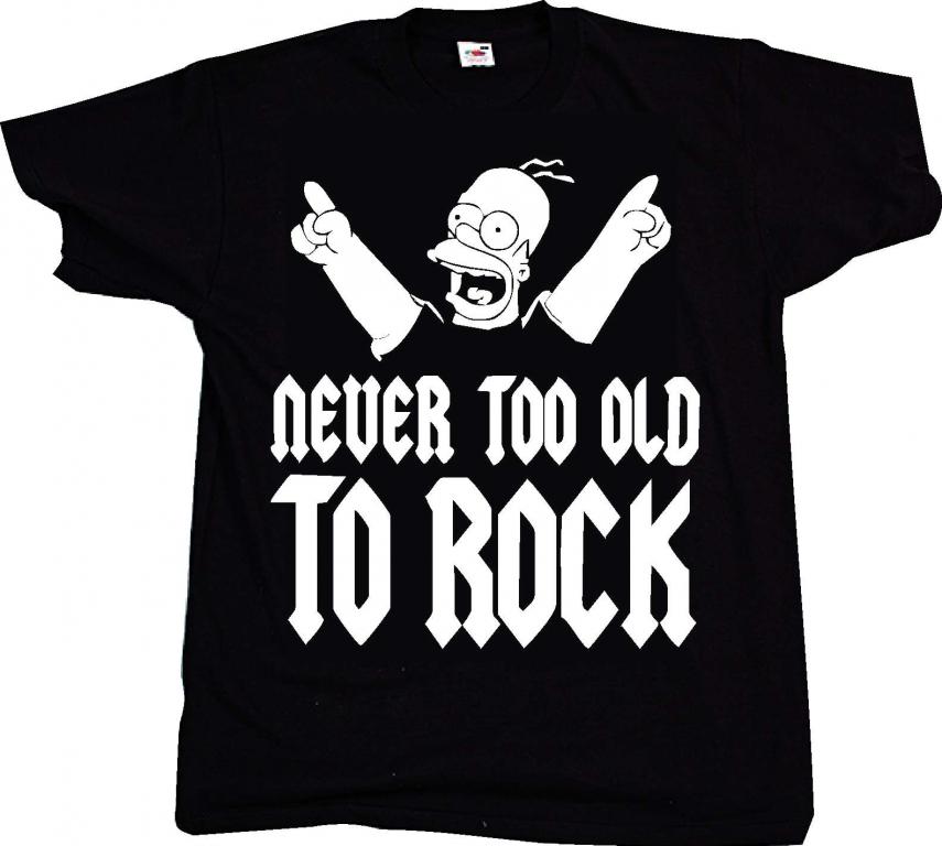 

Never Too Old To Rock Koszulka