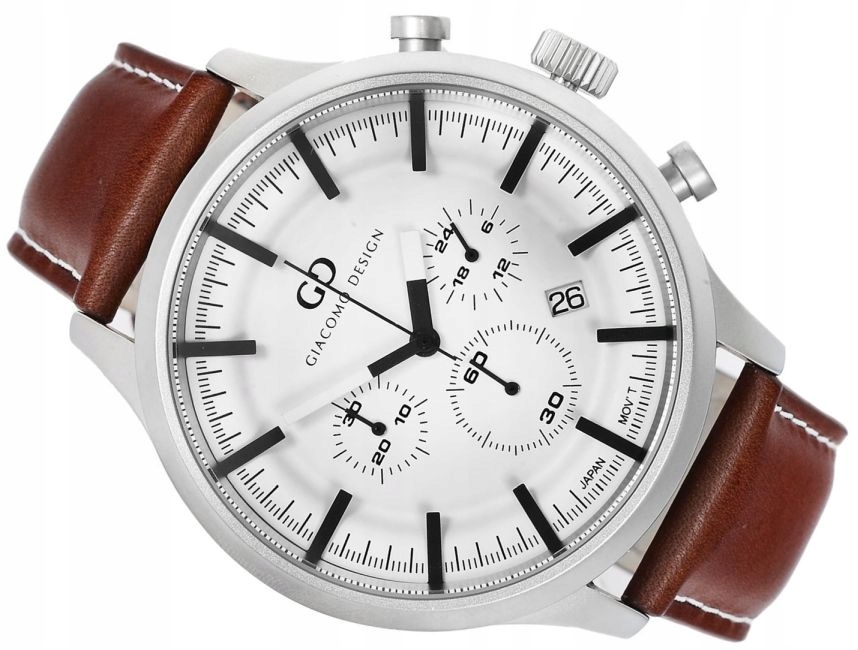 elegantní Pánské Hodinky Giacomo Design Chrono Box