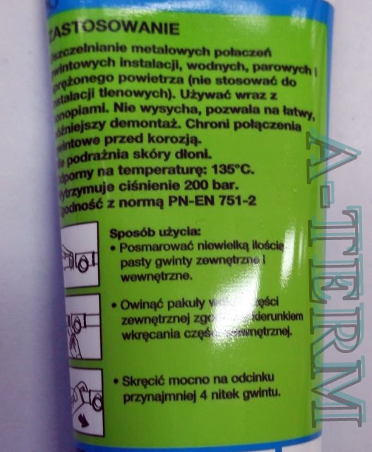 Pasta do gwintów GEBATOUT 2 tubka 200g TANIO - mh012 Marka GEB