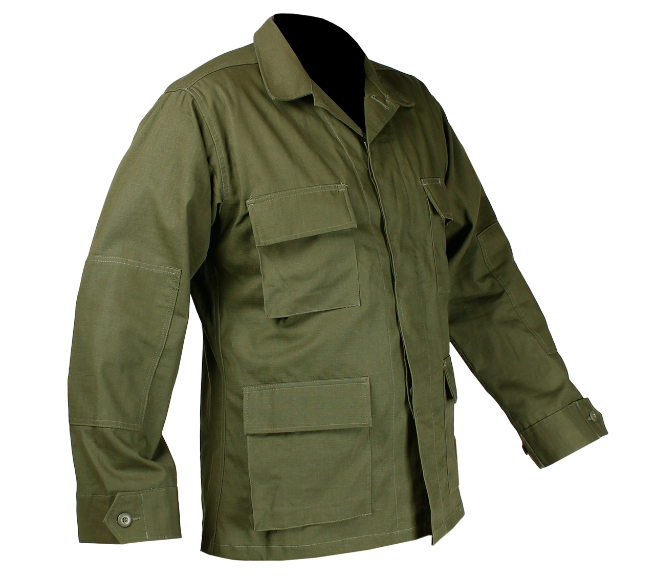 КУРТКА ВОЕННАЯ BDU RIP-STOP US ARMY OLIVE - Модель L BDU RIP-STOP