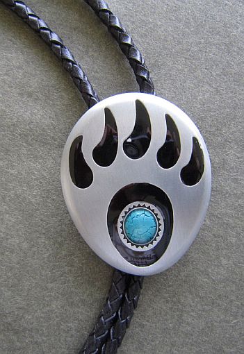 Stopa Medvěda bolo kravata country western kravata