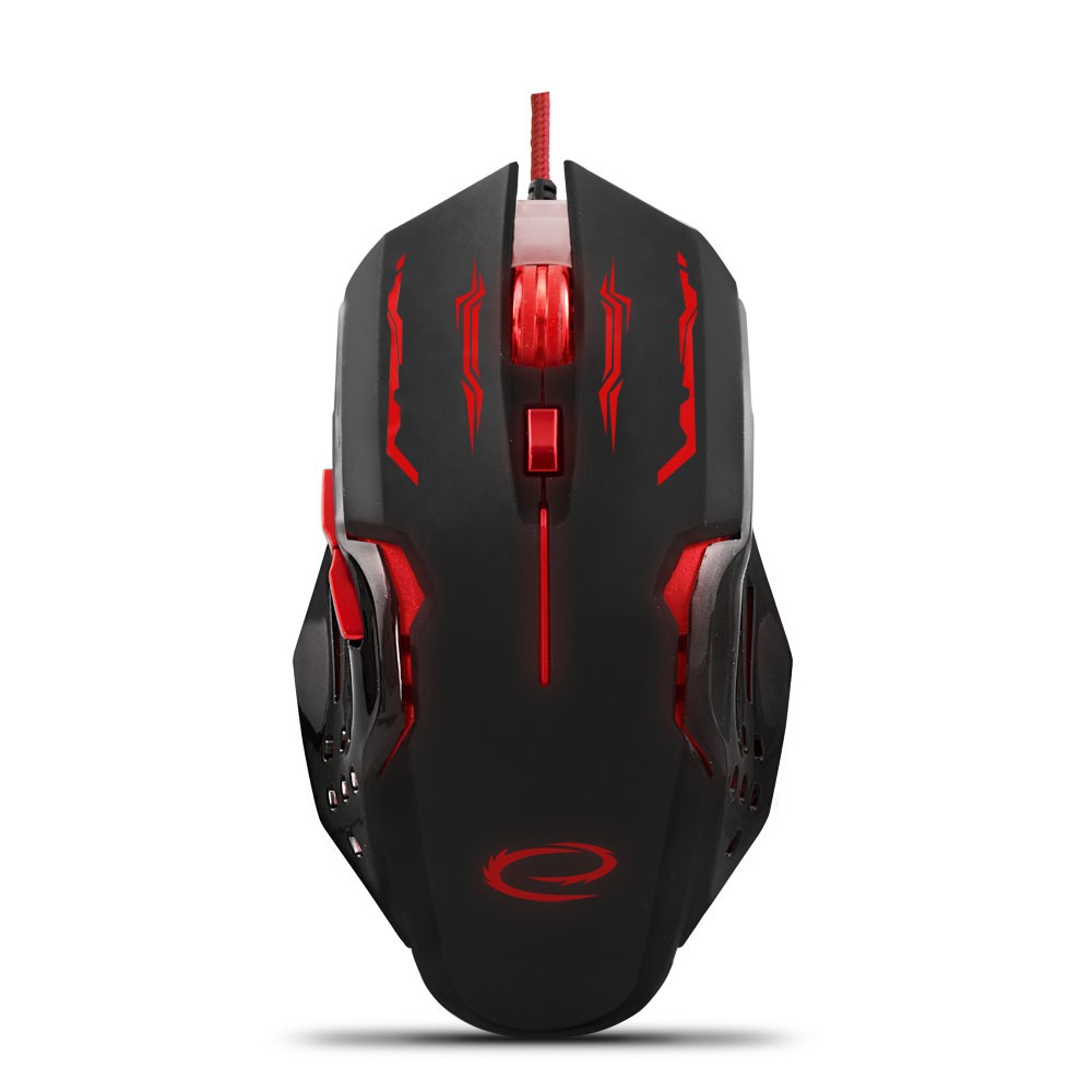 MX403 Mysz Myszka Usb Dla Graczy Podświetlana Red