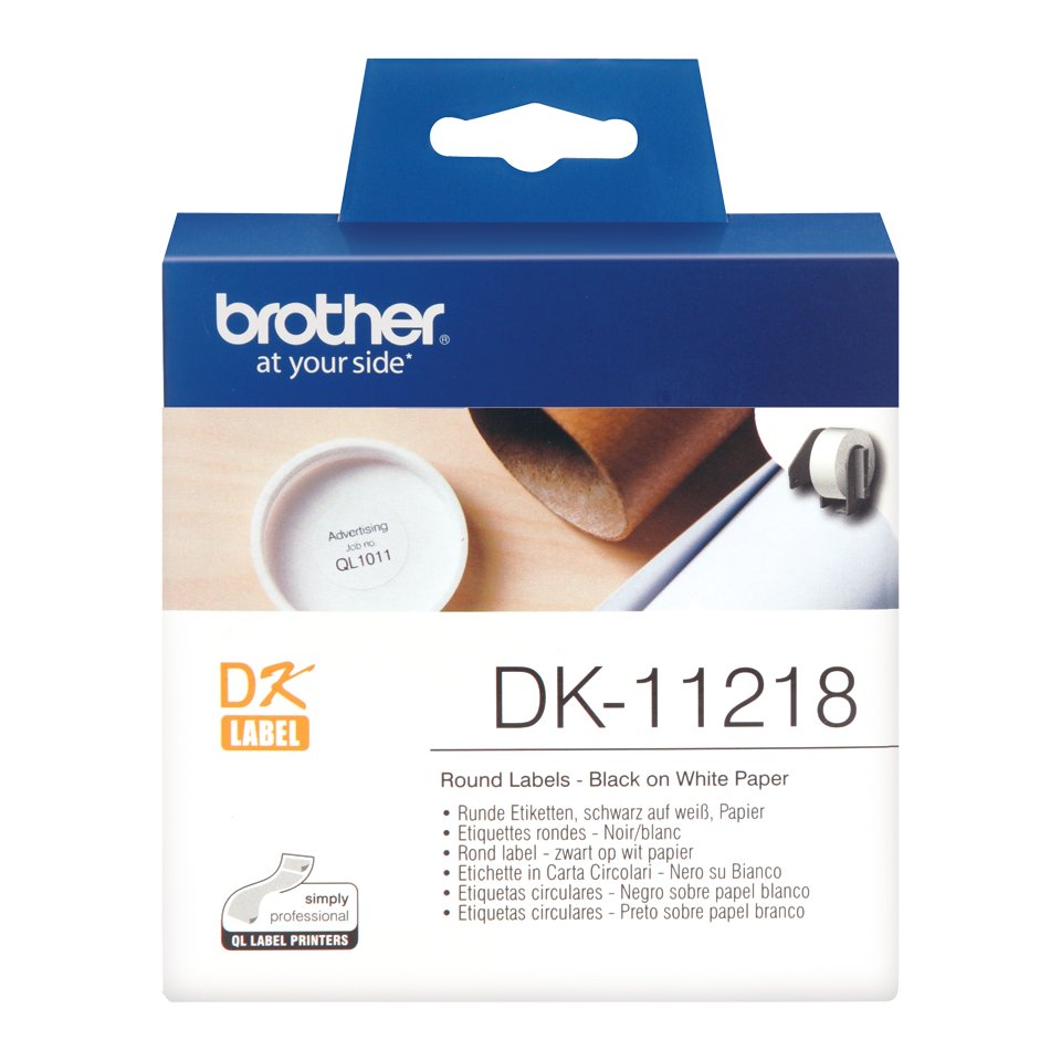 Etykiety Brother DK-11218 24mm 1000 sztuk