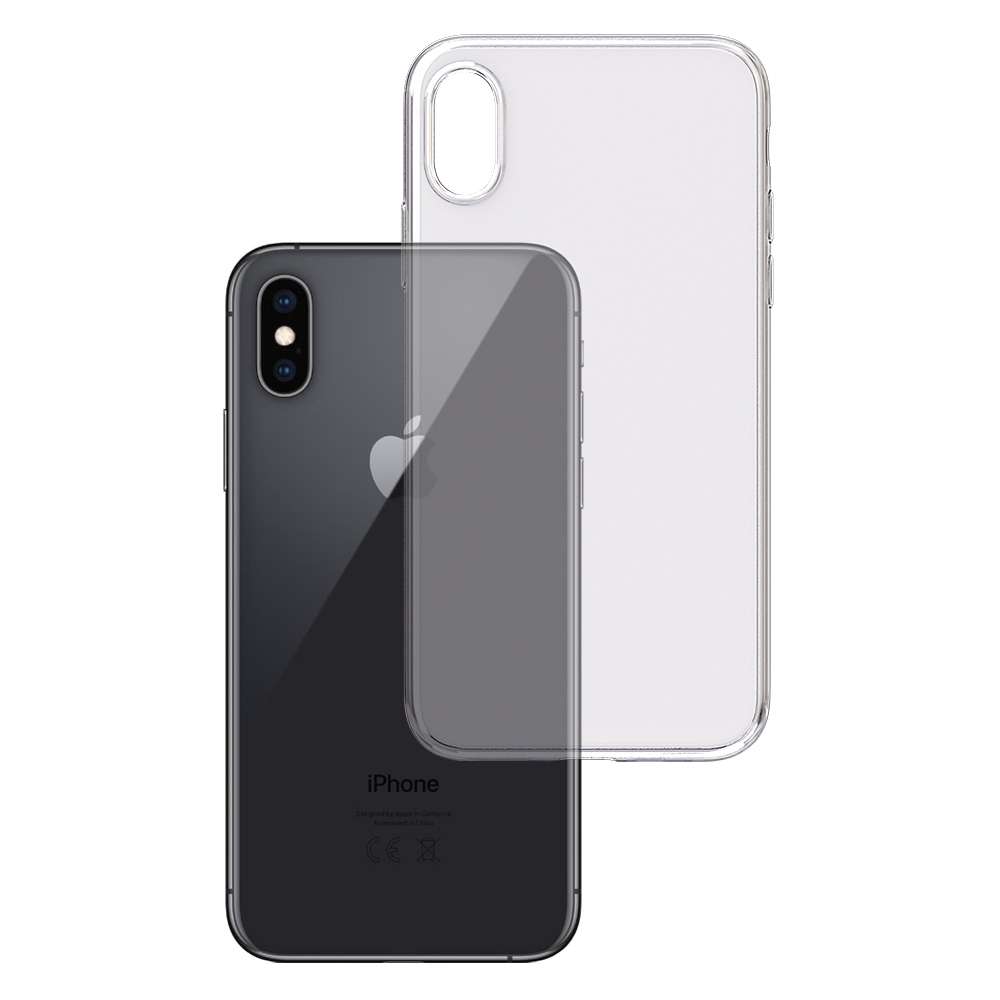 

Apple iPhone Xs - Etui amortyzujące 3mk Clear Case