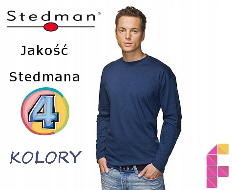 STEDMAN koszulka z dł. rękawem 4KOL LONGSLEEVE L Rozmiar L