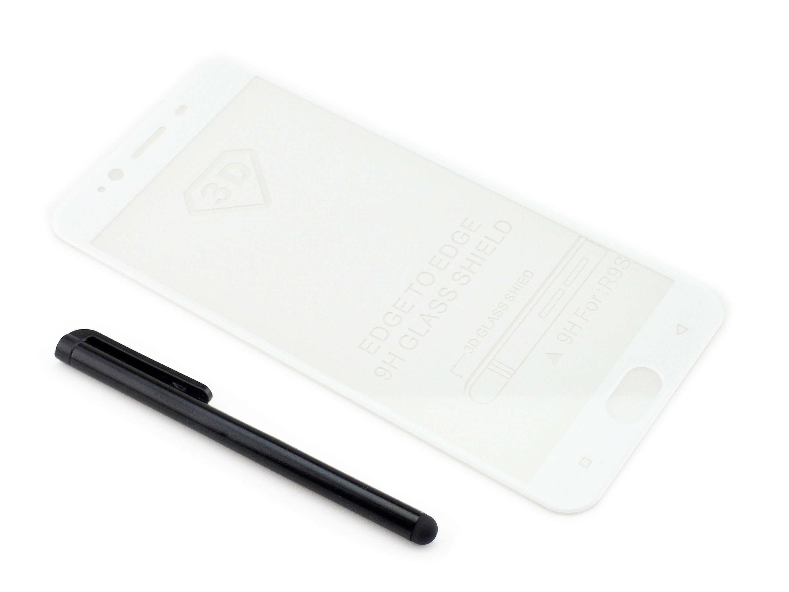 

Nakładka Szkło 3D telefon Oppo R9s Biały
