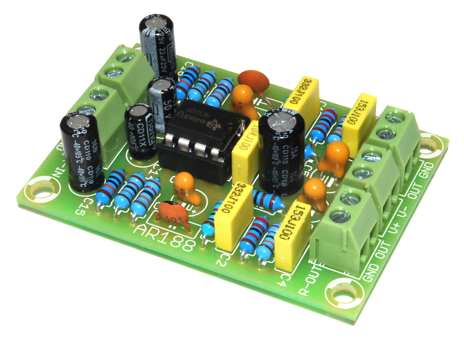 AR188 Przedwzmacniacz gramofonowy RIAA DIY kit