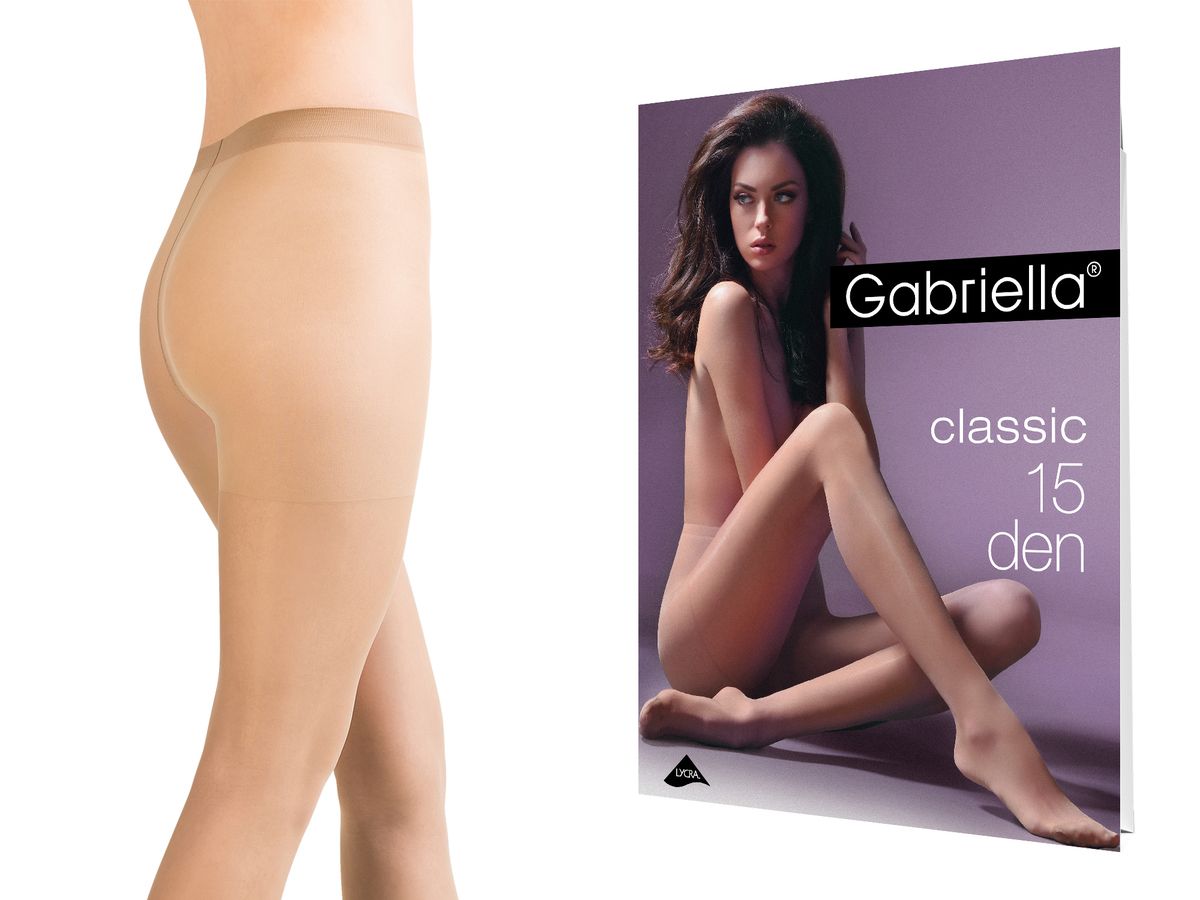 

Rajstopy Gabriella Classic 15 Amber 4