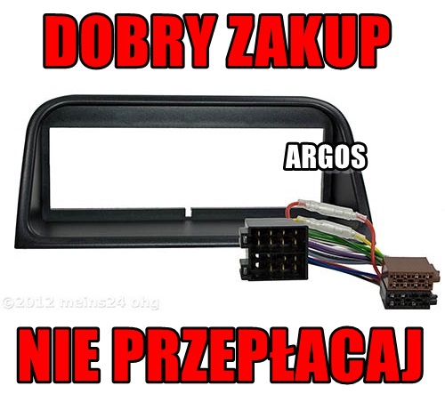 RAMKA RADIOWA RADIO DO PEUGEOT 406 ISO PLUSY Producent części Dax