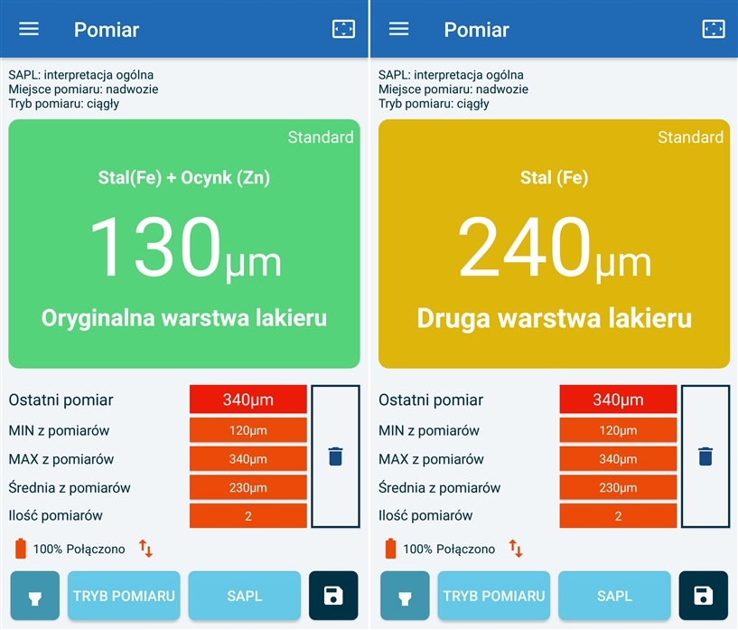 Miernik czujnik lakieru NexPTG стандартний Bluetooth бренд NexDiag
