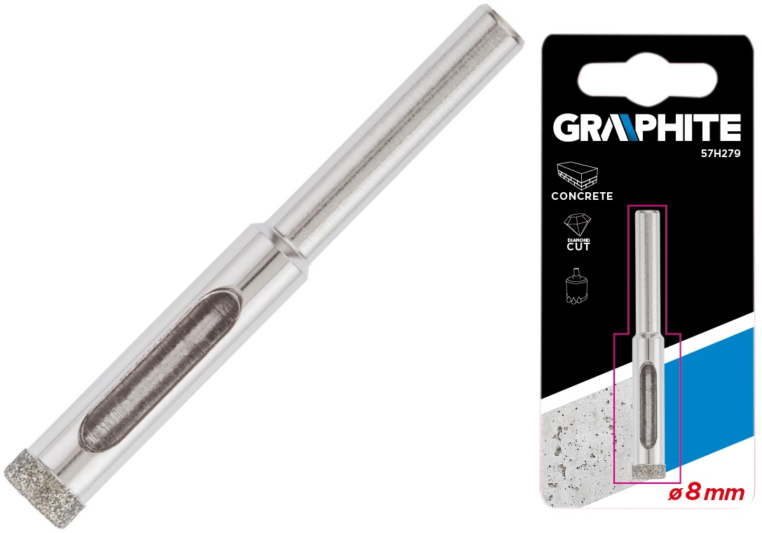 

Wiertło diamentowe do gresu 8mm otwornica 57H279