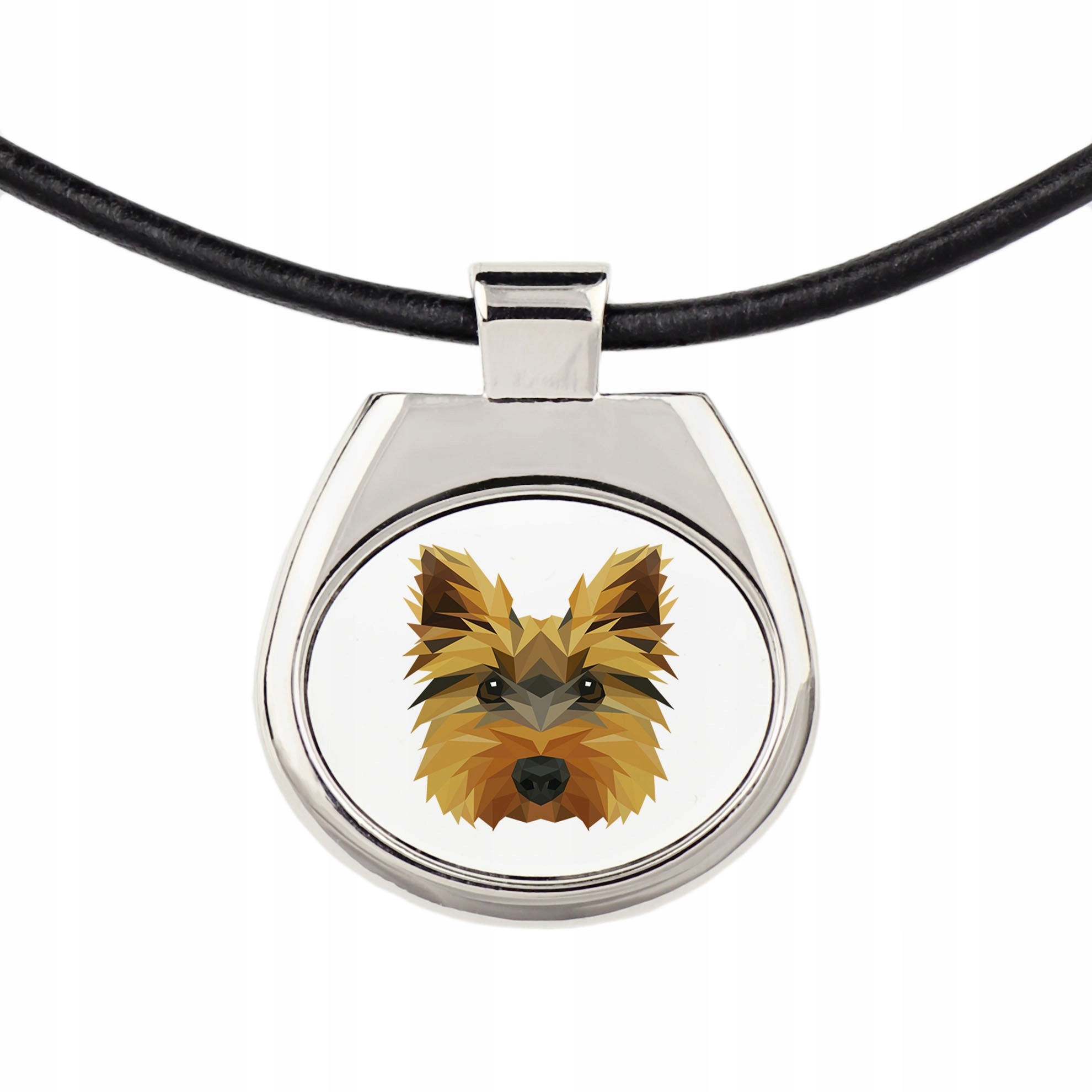 

Yorkshire Terrier Naszyjnik Pies geometryczny