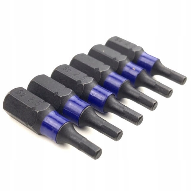 

Bity Bit Końcówka wkrętakowa H 2,5 x 25mm x 6 szt