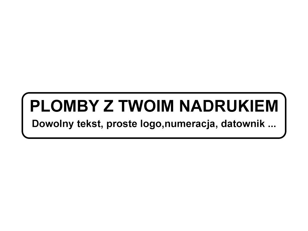 PLOMBY GWARANCYJNE STICKERY 70x12 Folia RZW 250szt