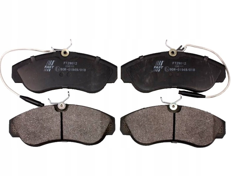 FT29012 - ГАЛЬМІВНІ КОЛОДКИ DUCATO ПЕРЕДНІ JUMPER BOXER 2.5