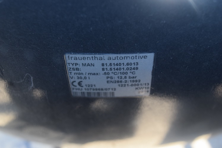 81.51401-6013 - MAN цилиндр / воздушный бак / V = 30 л