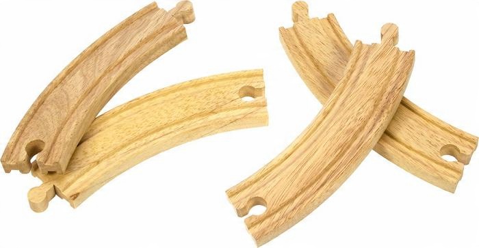 

Kolejka Drewniana Zestaw 4 Tory Długie Łuk BJT102