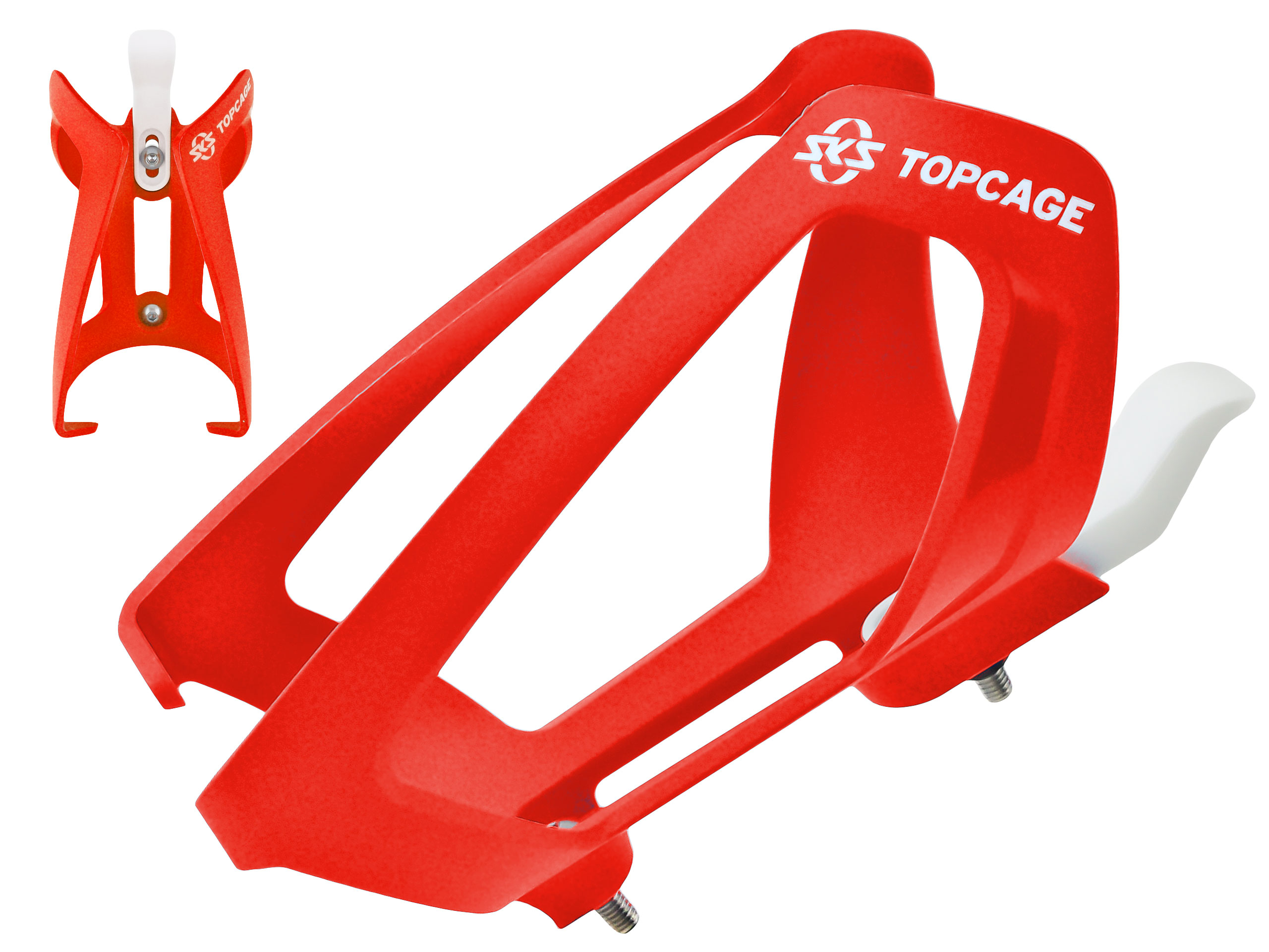 КОРЗИНА НА ФЛЯГУ SKS TOPCAGE СВЕТЛО-КРАСНЫЙ