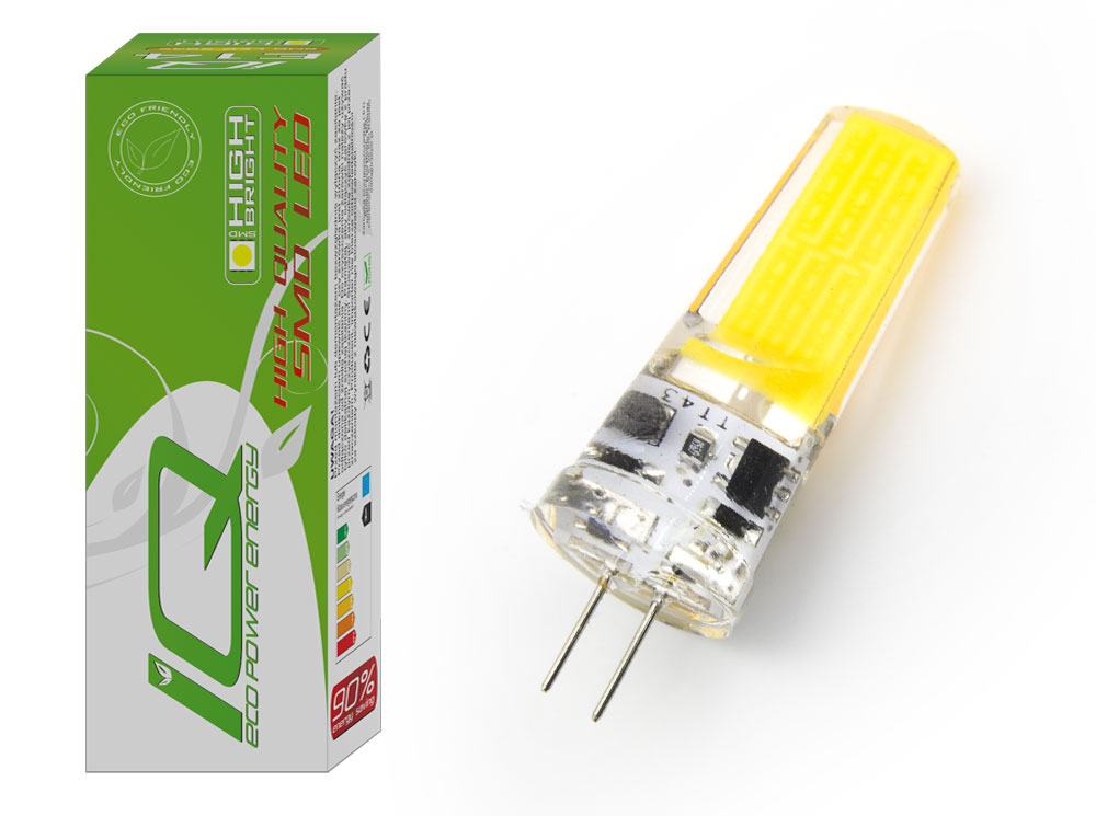 

Żarówka G4 Cob Led 12V Ac/dc 4W 390LM Zimna