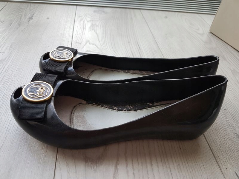 BALERINY MELISSA ULTRAGIRL + JASON WU Czarne r. 39 Rozmiar 39