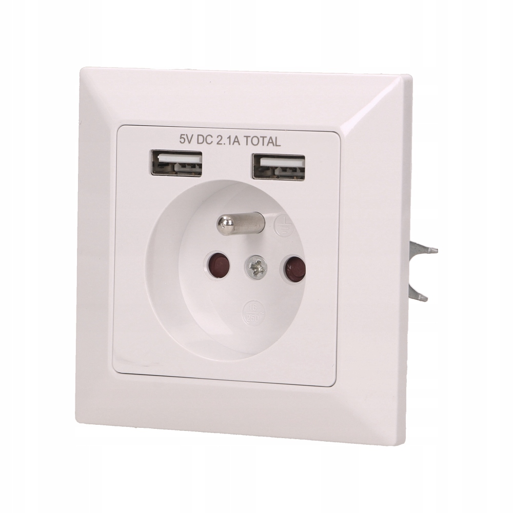 

Gniazdo elektryczne z ładowarką 2x Usb 13140 Orno