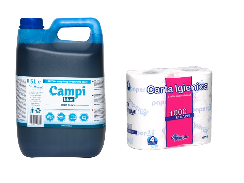 

Płyn Do Toalet Turystycznych Campi Blue 5L Papier