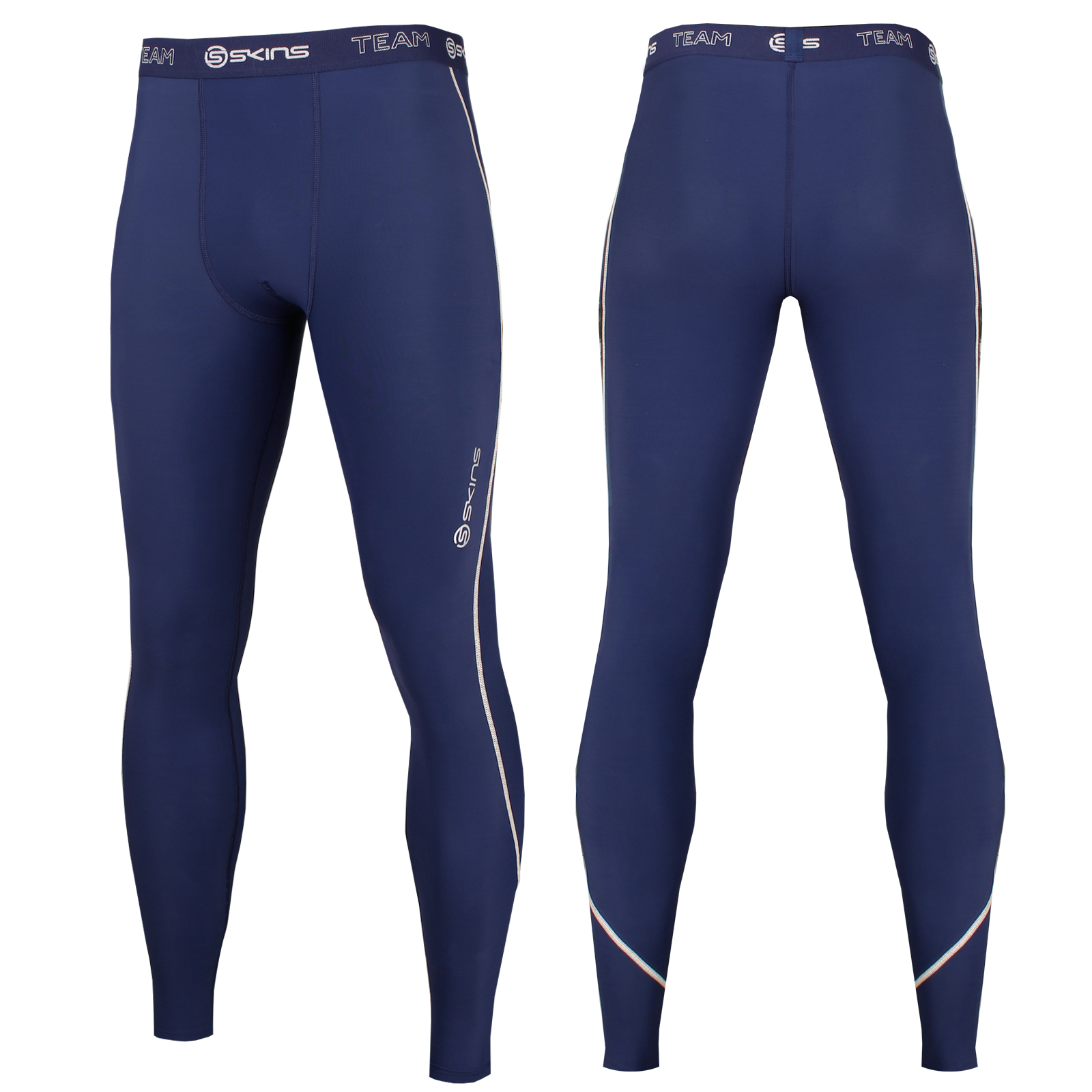 Termoaktivní spodní prádlo Pánské legíny TSMLF100 Skins, modrá, XXL