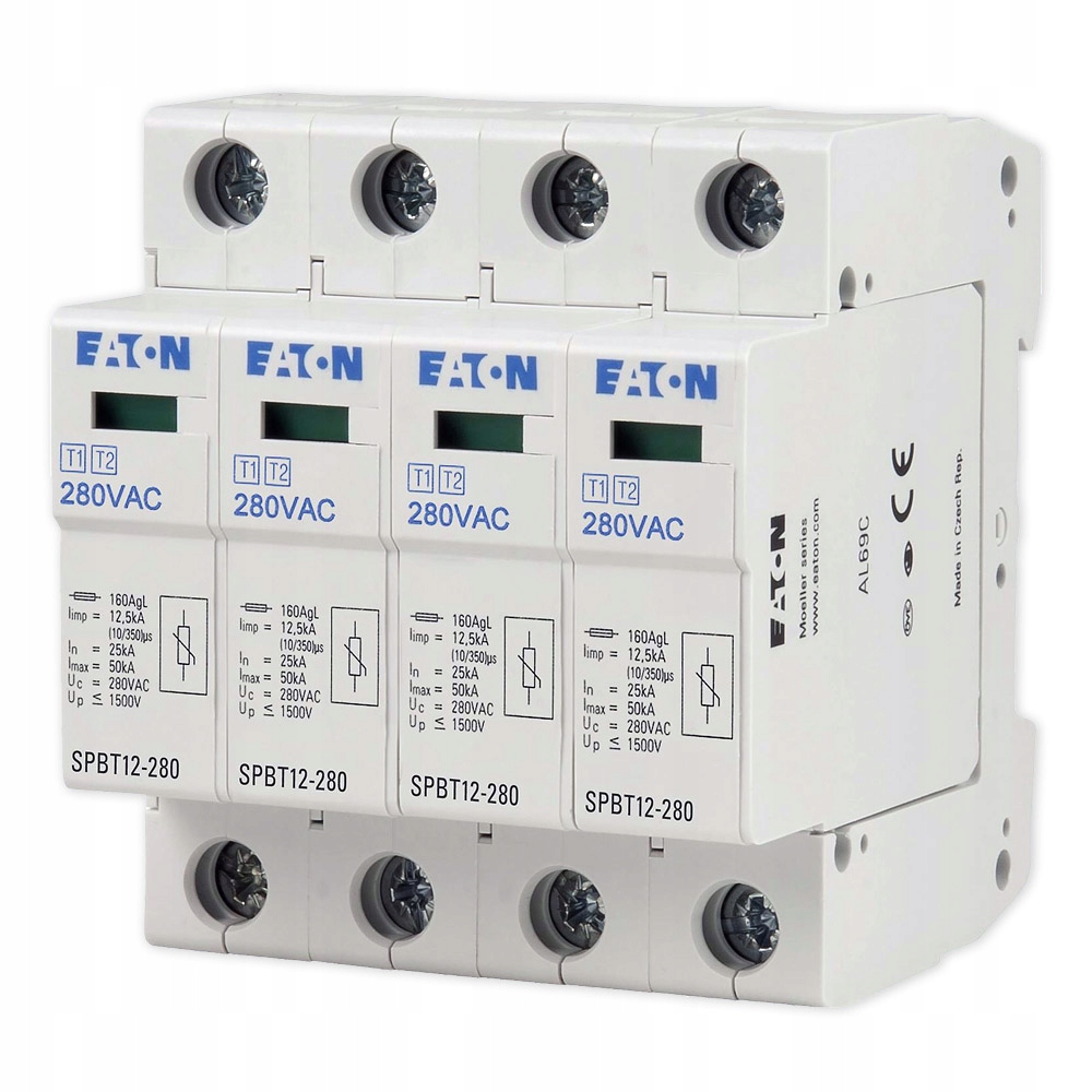 

Eaton Ogranicznik przepięć 4P B+c 12,5kA 158331