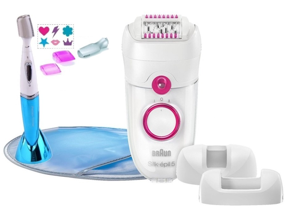 

Depilator Braun 5380 + Mroźna Rękawica + Stylizer