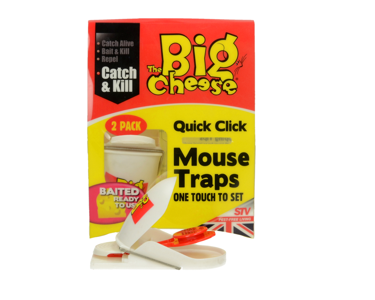

Super Łapka Na Myszy Quick Click Mouse Trap 2 Szt