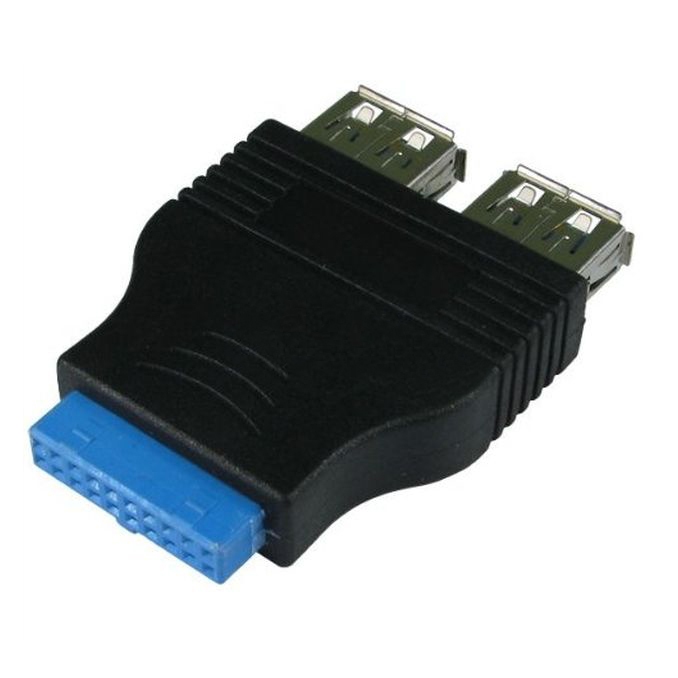 Adapter z wewnętrznego USB 3.0 19pin na 2x USB 3.0 Zastosowanie USB, FireWire